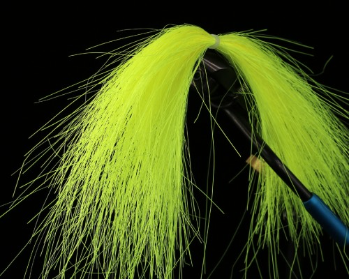 Saltwater Electric Wing Hair, Fluo Yellow